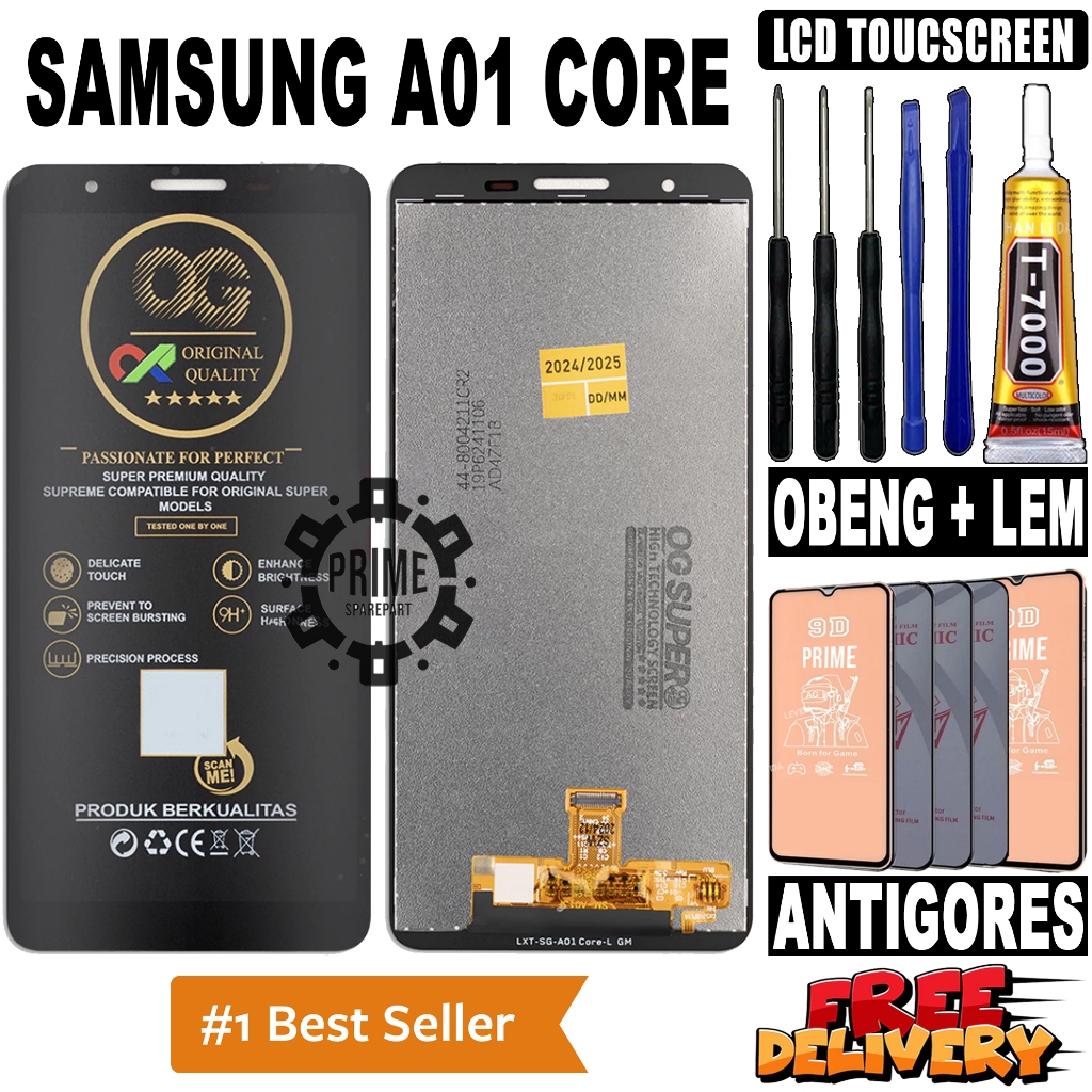 LCD SAMSUNG A01 CORE ORIGINAL OEM LCD TOUCHSCREEN SAMSUNG A01 CORE FULLSET