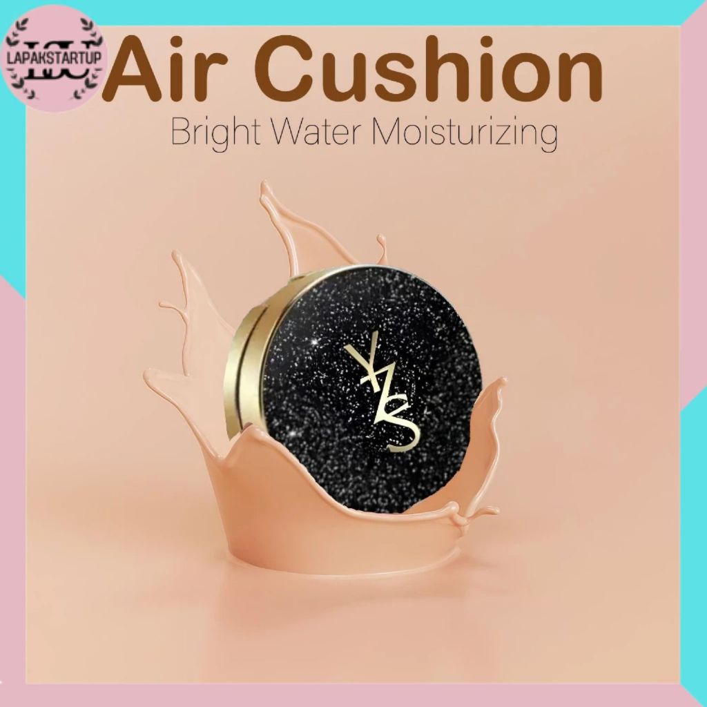 LPS YZS Air Cushion Foundation BB Cream Waterproof BPOM Alas Bedak Cair Anti Air Tahan Lama