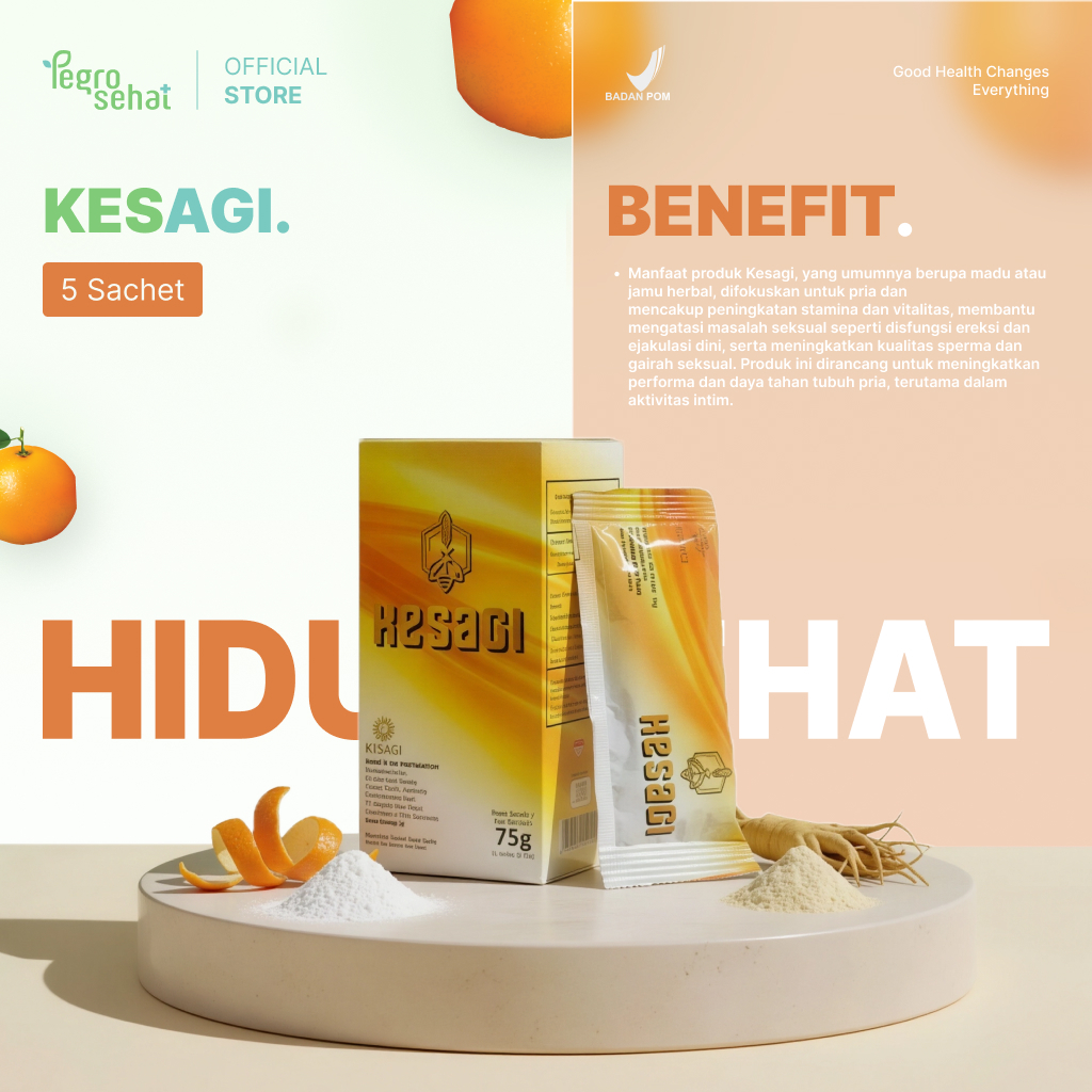 Madu Kesagi Asli Original 1 Box isi 5 Sachet