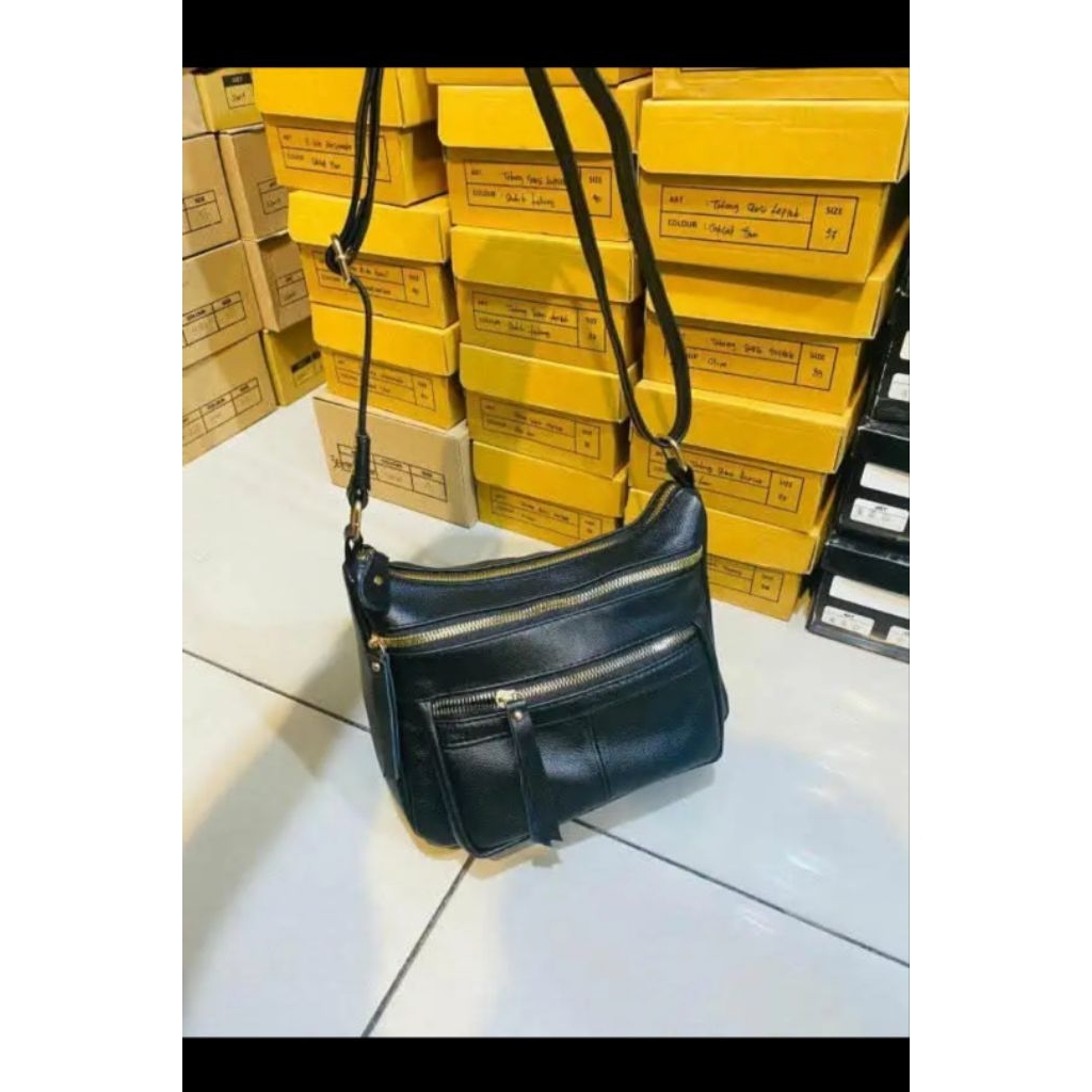 Tas selempang cewek terbaru kulit sapi asli