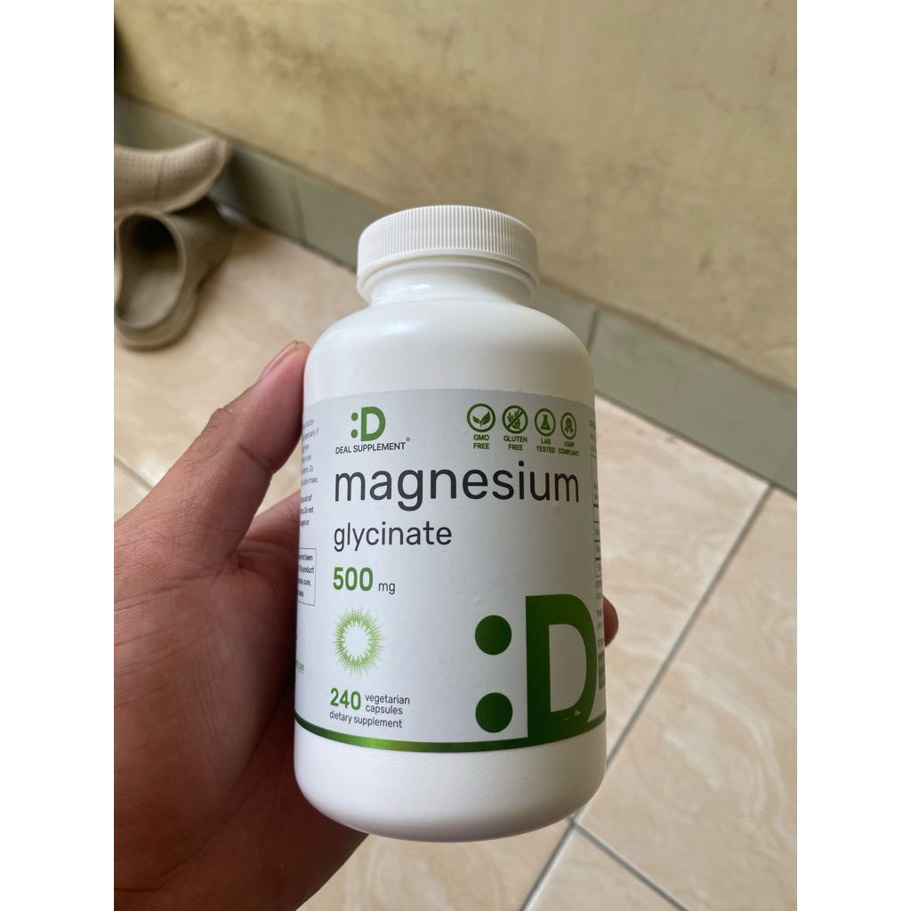 DEAL Supplement Magnesium Glycinate 500mg (138 Capsules)