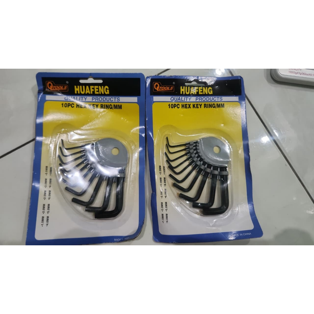 Kunci L Set Allen Key Tools Wrench
