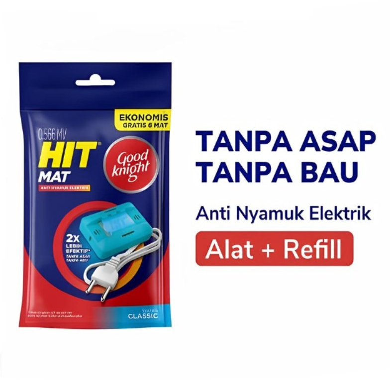 HIT Mat Good Knight with Cable – Anti Nyamuk Elektrik Praktis, Efektif, dan Aman Digunakan di Rumah