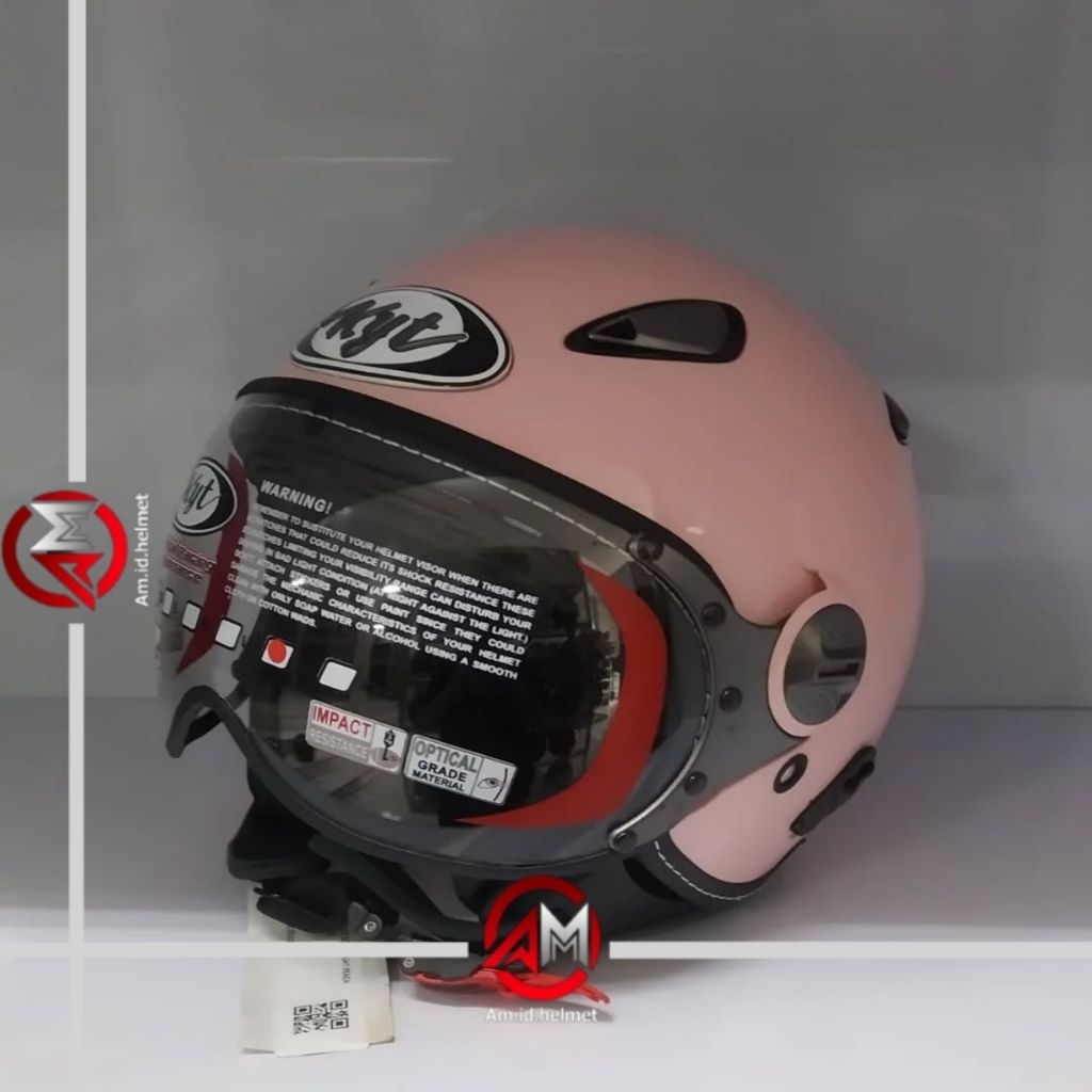 HELM KYT ELSICO SOLID LIGHT PEACE l KYT HELM ELSICO POLOS