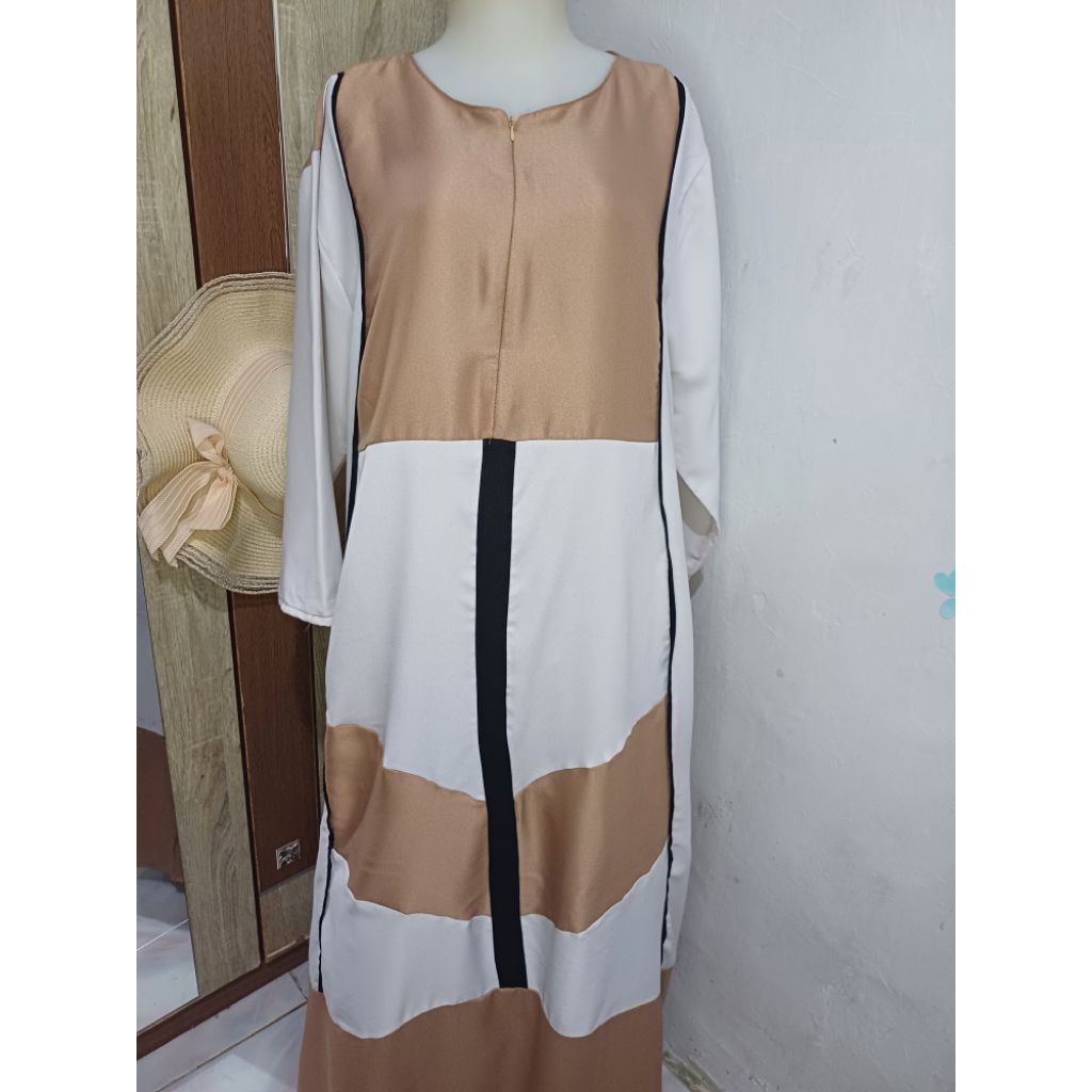 COD Baju Gamis Jumbo (Ld 120) Mewah Elegan, Preloved murah
