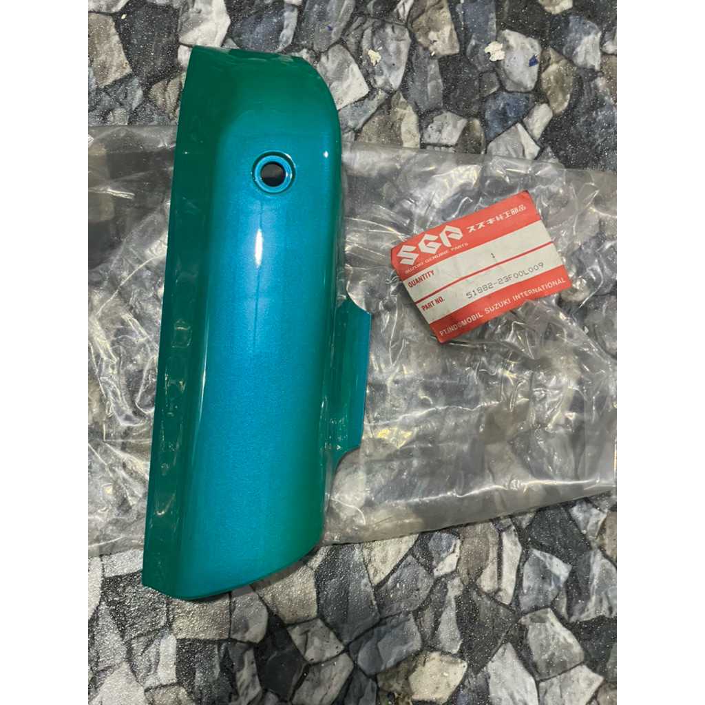 cover shock shogun 110 r new original hijau tosca sgp