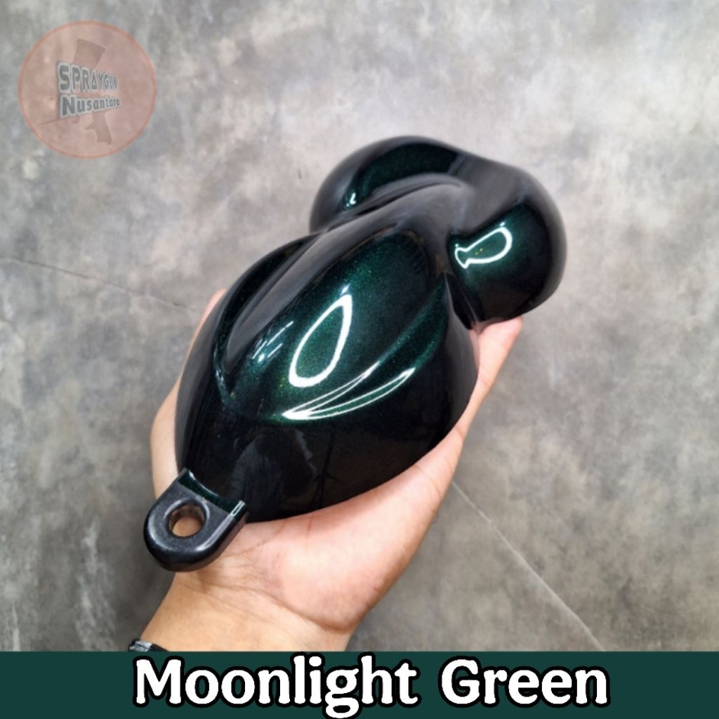 Cat PU Moonlight Green - Hitam Lembayung Green/Hijau PU - Cat Motor/Mobil