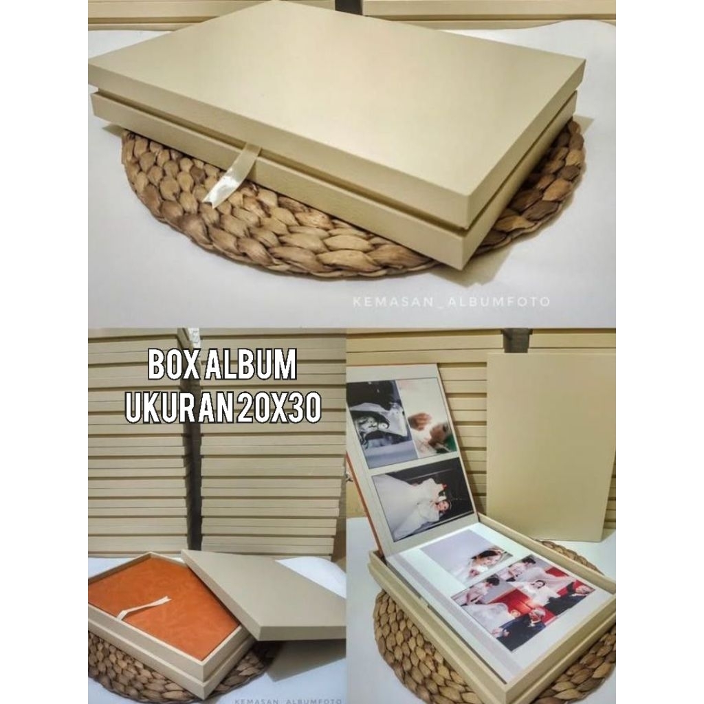 Box album ukuran 20x30//tanpa album//box saja