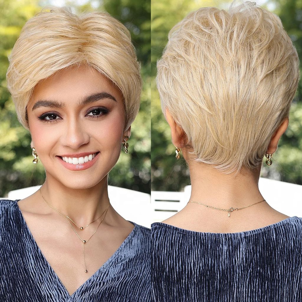 WIG WANITA RAMBUT PENDEK WIG WANITA SHORTY WIG WIG WANITA KEKINIAN WIG WANITA EUROPEAN STYLE WIG WAN
