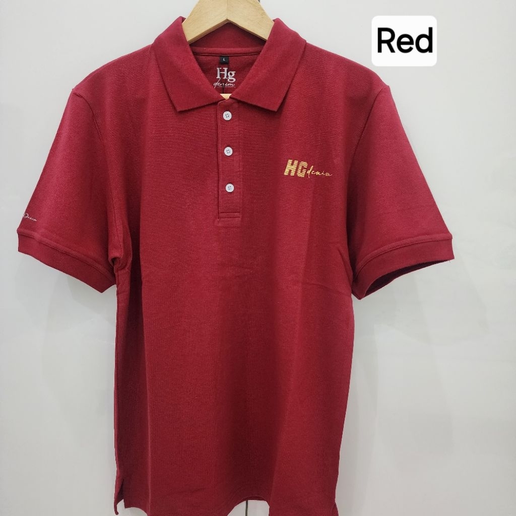 Baju Kaos Polo Kerah Katun TANPA SAKU Pria Dewasa Lengan Pendek