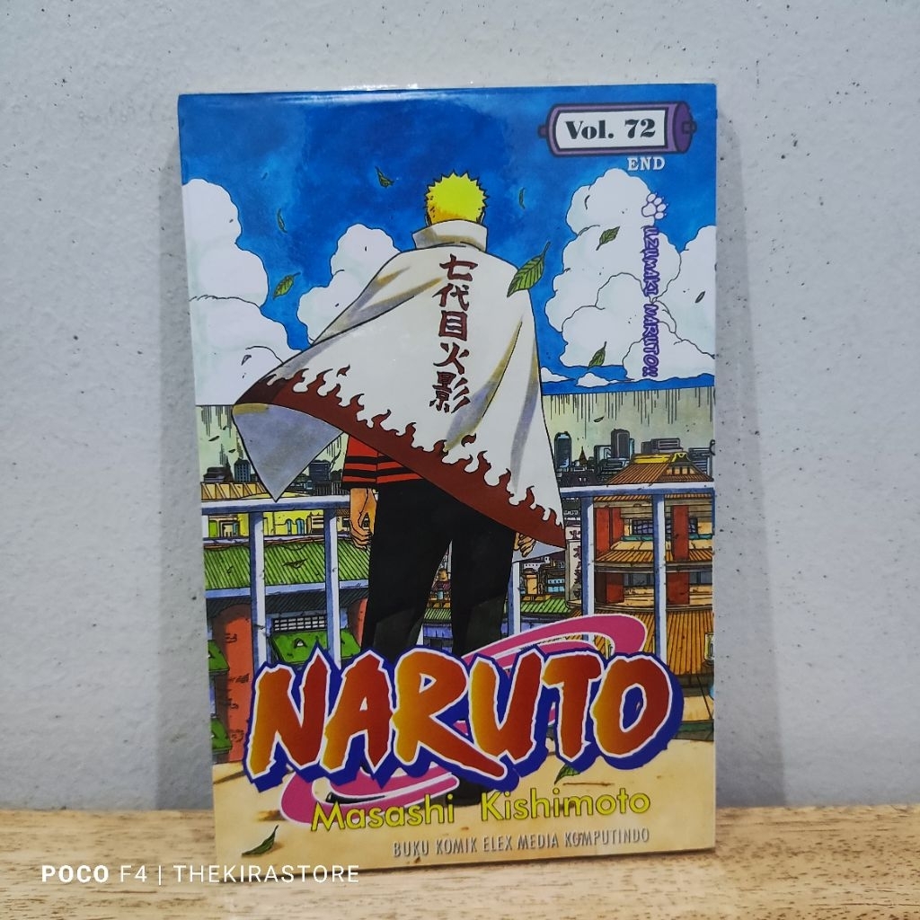 Komik Naruto Vol 72 + sampul mika (preloved)