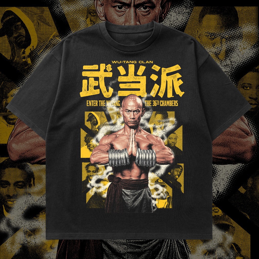 Kaos Band Bootleg Band Basic T-shirt Hydro 24s Wutang Clan Hip Hop  | Plastisol Manual Screen Printi