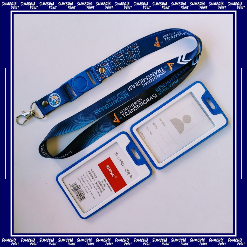 Lanyard Tali Gantungan Id Card Kementerian Transmigrasi