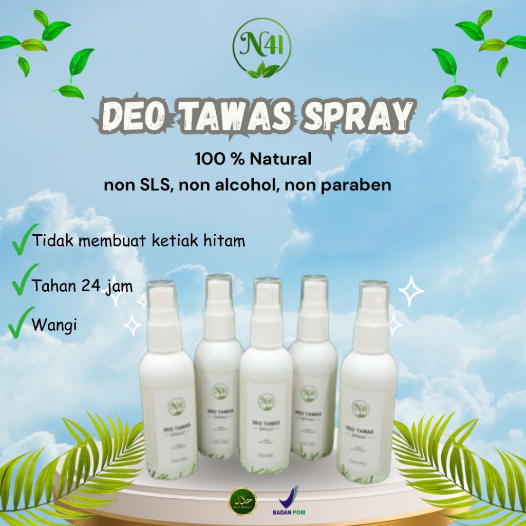 Natural Deodorant tawas spray/deodorant/tawas/ penghilang bau badan/ deodorant tahan 24 jam/deodoran