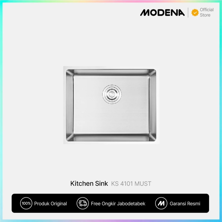 MODENA Kitchen Sink - KS 4101 MUST / Sink Bak Cuci Piring Modena KS 4101MUST / KS4101MUST