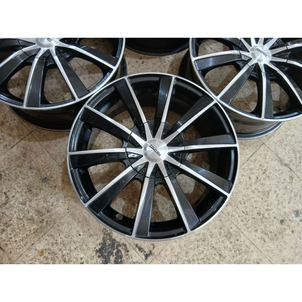 velg mobil racing ring 17 velg bekas r17 pcd 5x100/5x114