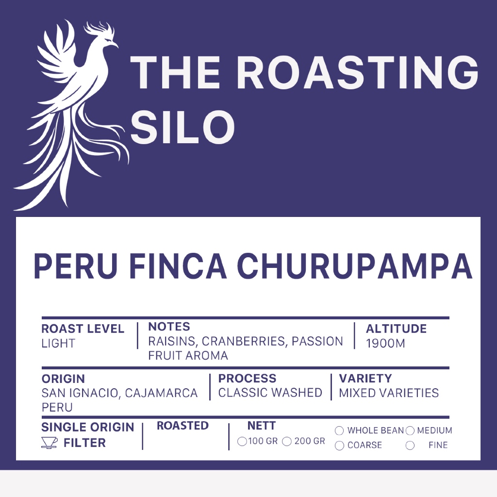 Peru Finca Churupampa - Biji Kopi Arabika - The Roasting Silo