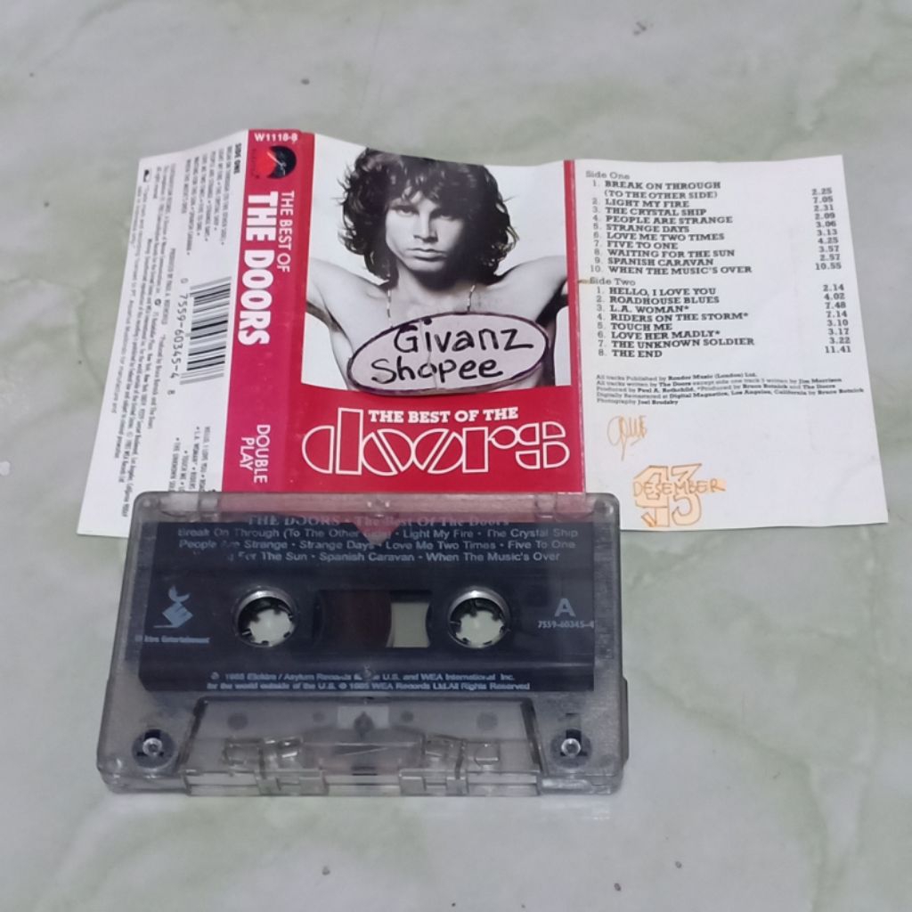Kaset pita THE DOORS - The Best Of