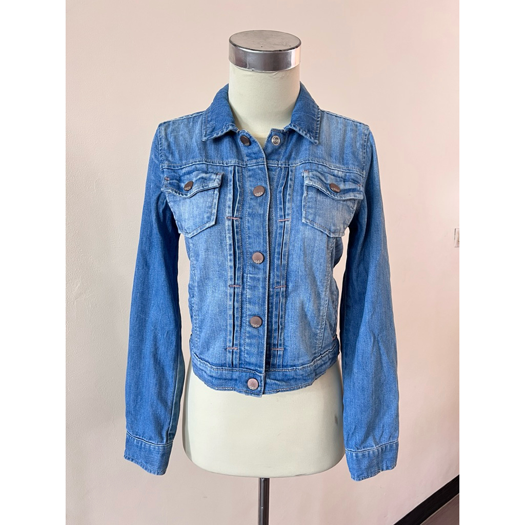 GAP KIDS 1969 Jaket Jeans Denim Jacket model Washed Kancing Jaket Anak Jaket wanita
