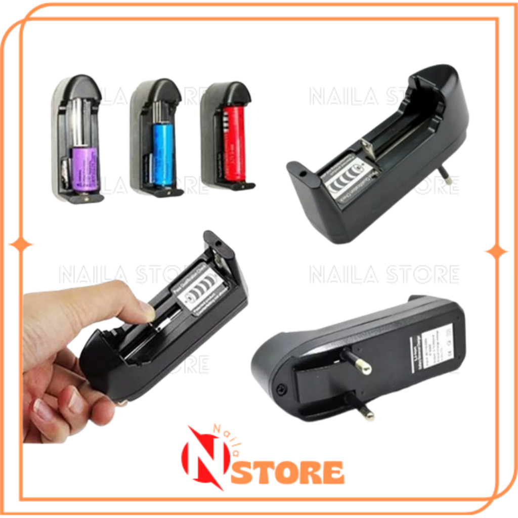 CAS BATERAI 3,7V CHARGER BATERAI 3,7V 18650 CES BATERAI 3,7V BERKUALITAS