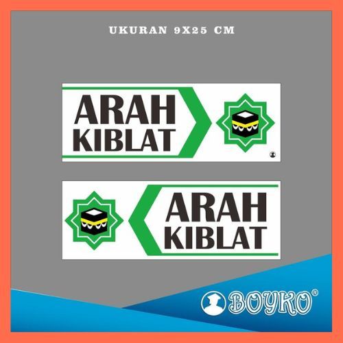 Boyqo Acrylic Arah Kiblat AC1035