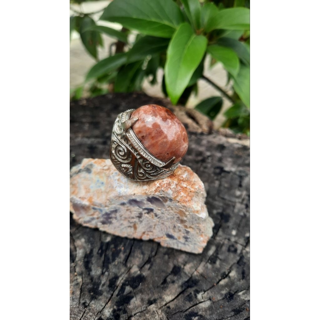 cincin batu akik teratai lawasan
