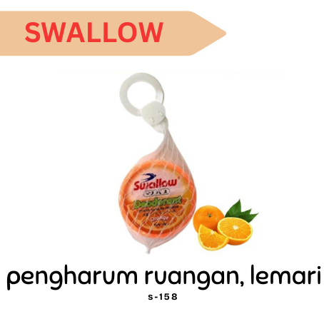 KAMPER KAPUR BARUS BULAT SWALLOW DEODORANT JARING GANTUNG 80 GR PENGHARUM RUANGAN