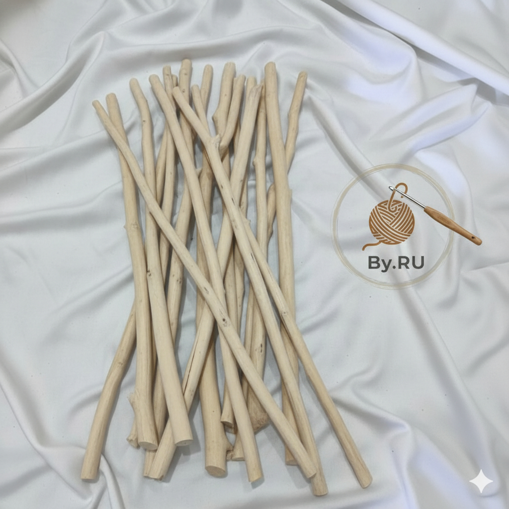 Kayu ranting jati taekwood macrame berbagai ukuran 20cm - 2 meter
