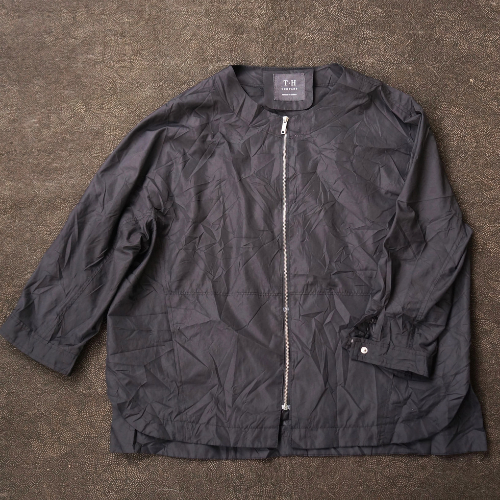 Jaket Zip-Up Tanpa Kerah (Uk: L)