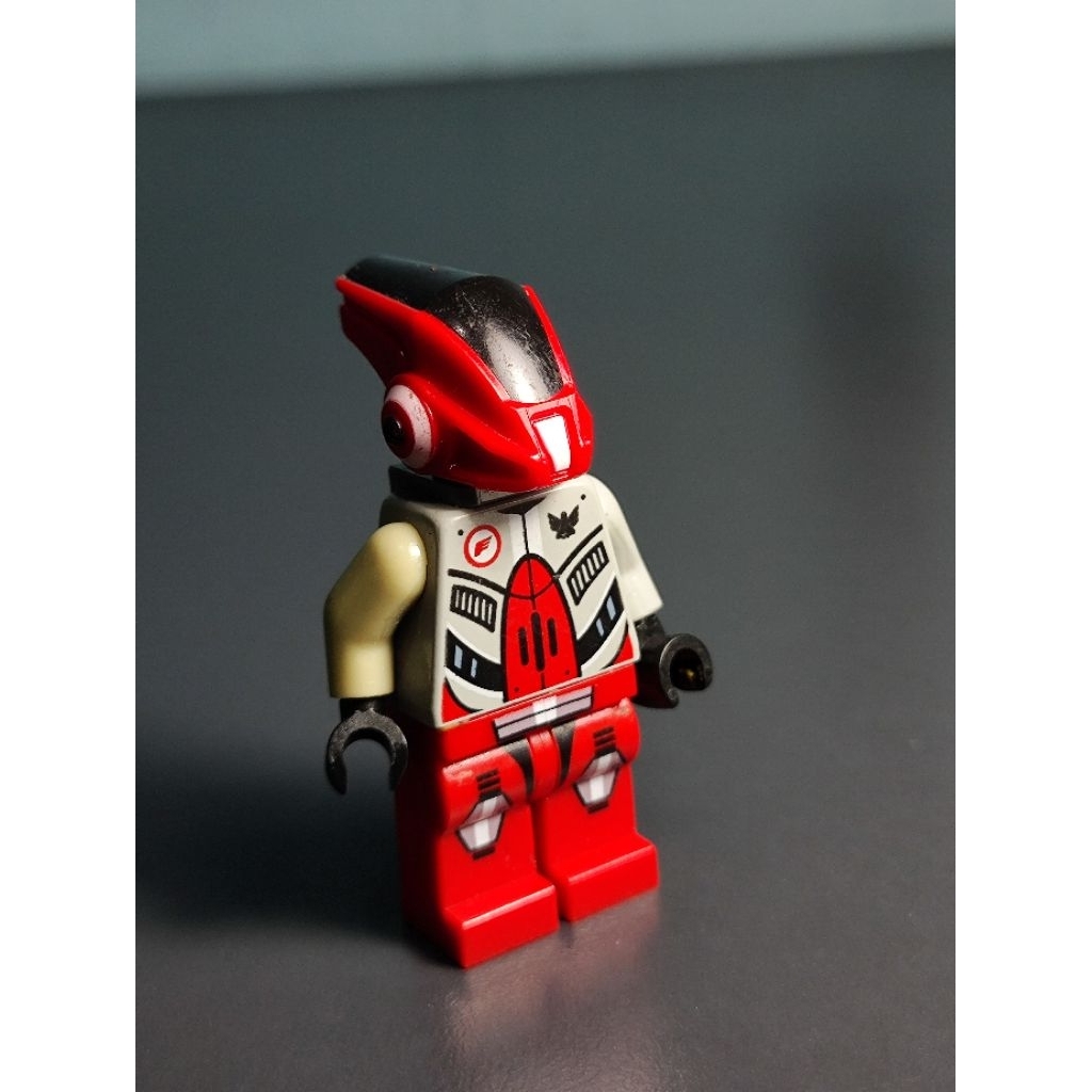Lego Minifigure Original Space Galaxy Squad Red Robot Sidekick bekas