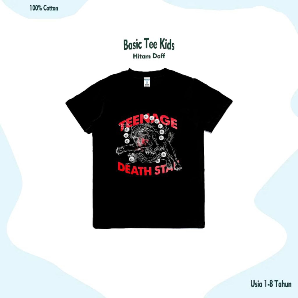 slwa kids kaos anak unisex TEENAGE DEATH STAR