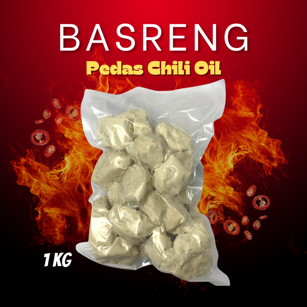 Basreng Mentah 1 kg Bakso Ikan Asli