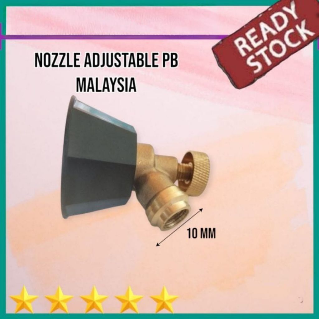 NOSEL ADJUSTABLE MALAYSIA PB DRAT 10 MM SUPER KABUT
