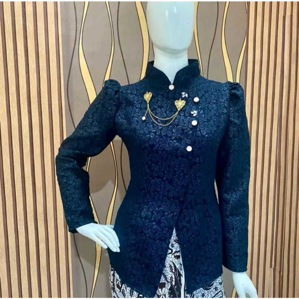 Atasan Kebaya Janggan FUKURO Jaguar / Kebaya Wanita Modern / Kebaya Acara Formal