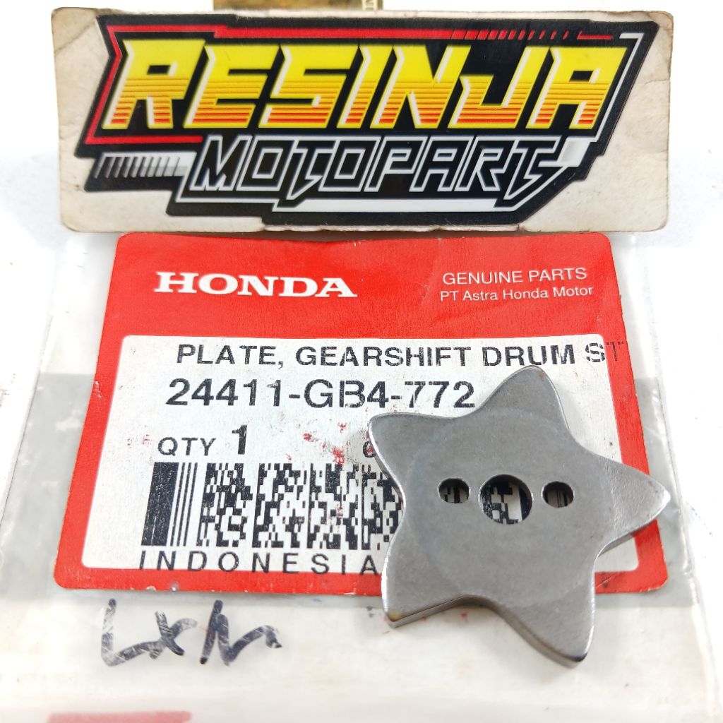 Plate Gear Shift Drum Stoper Plat Bintang Rasio Perseneling Operan Gigi Honda Astrea Grand Prima Leg