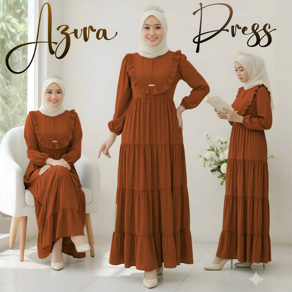 Gamis Wanita Crinkle Kekinian Viral - Baju Gamis Jumbo Ld 130