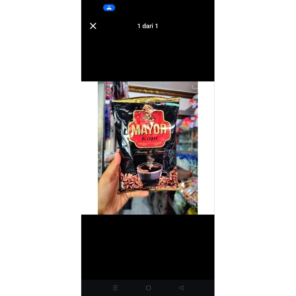 kopi mayor gratis gelas beling
