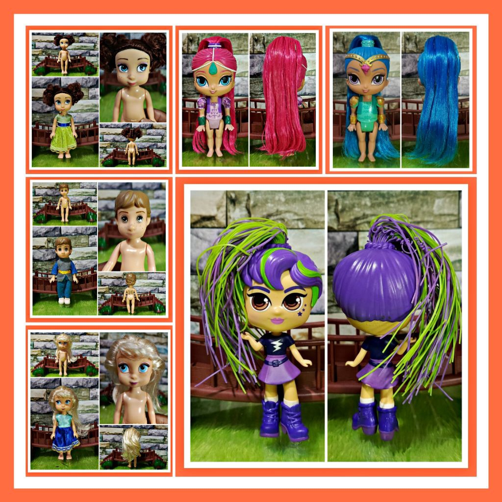 Doll, Barbie, Figure Mini Mix (Brand Dan No Brand) <- [Preloved]