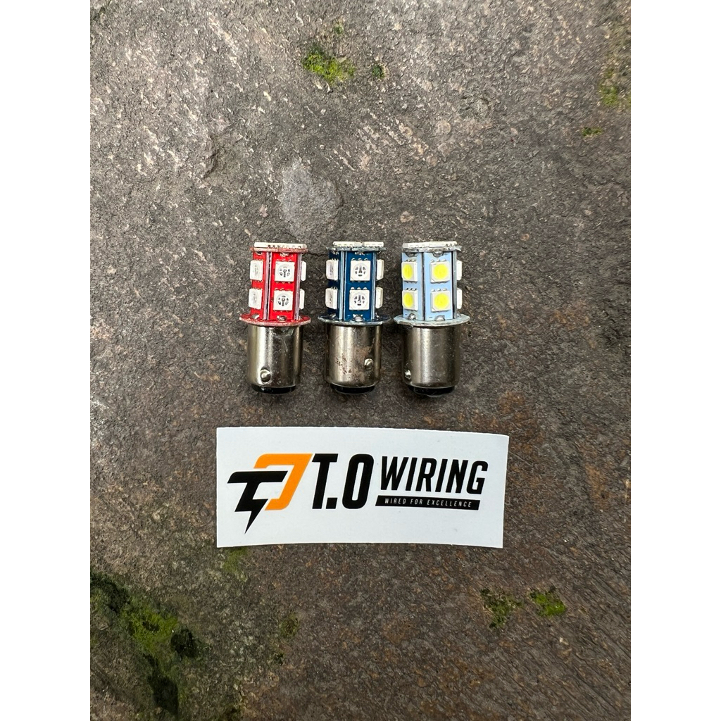 LAMPU STOPLAMP BELAKANG/lampu rem belakang motor 13led