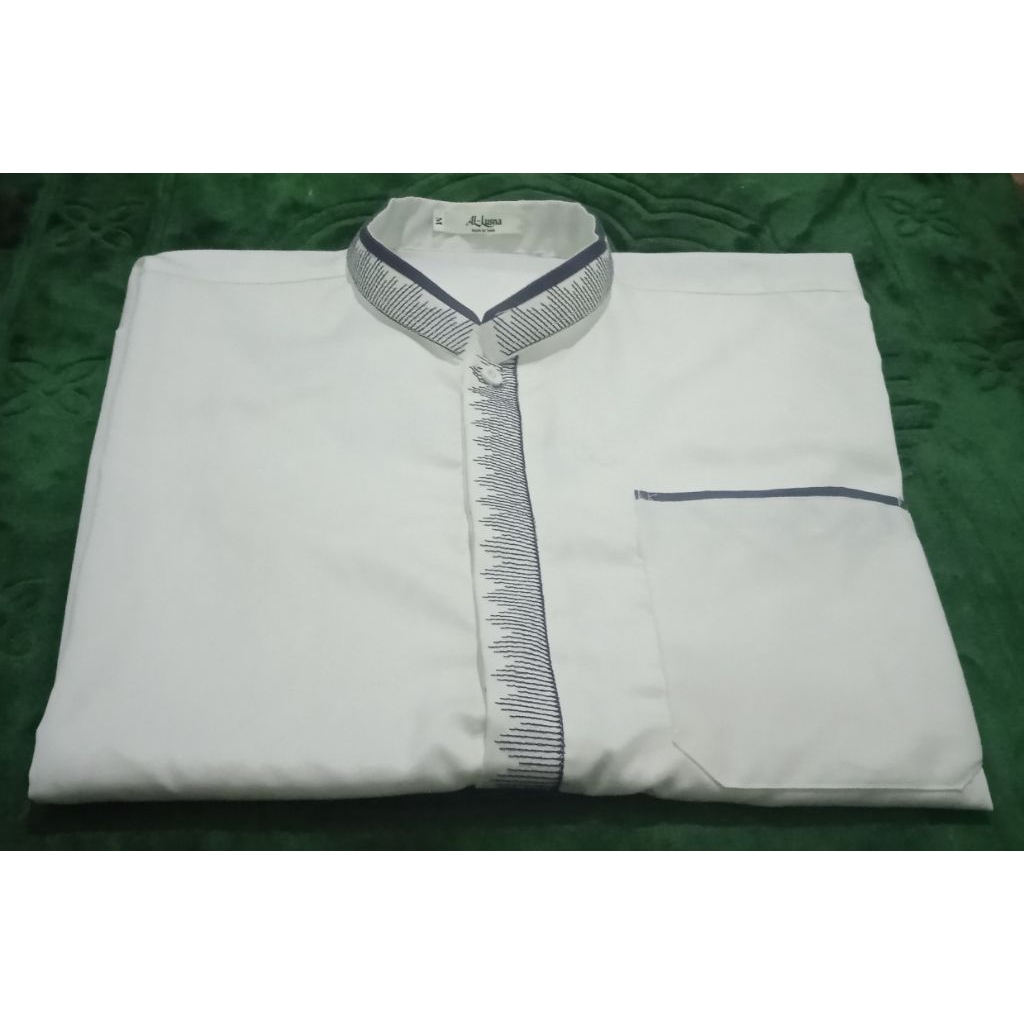 Baju Koko Dewasa Warna BW aplikasi Bordir termurah
