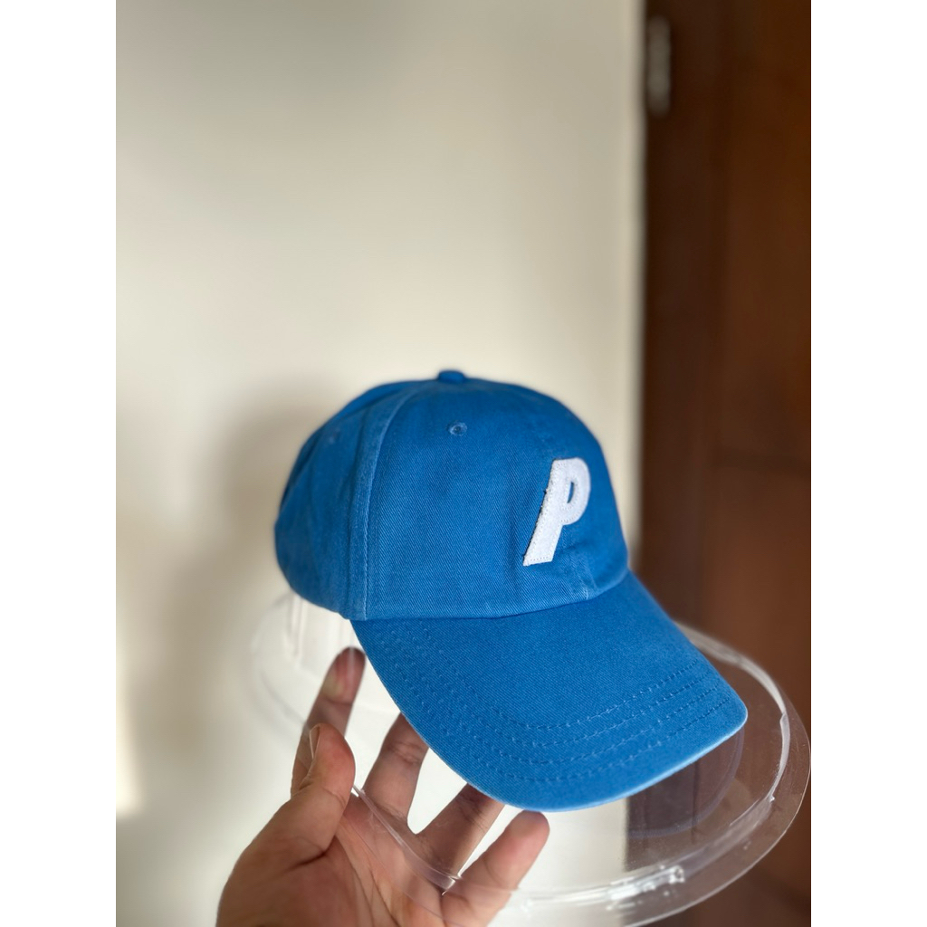 palace basic caps blue