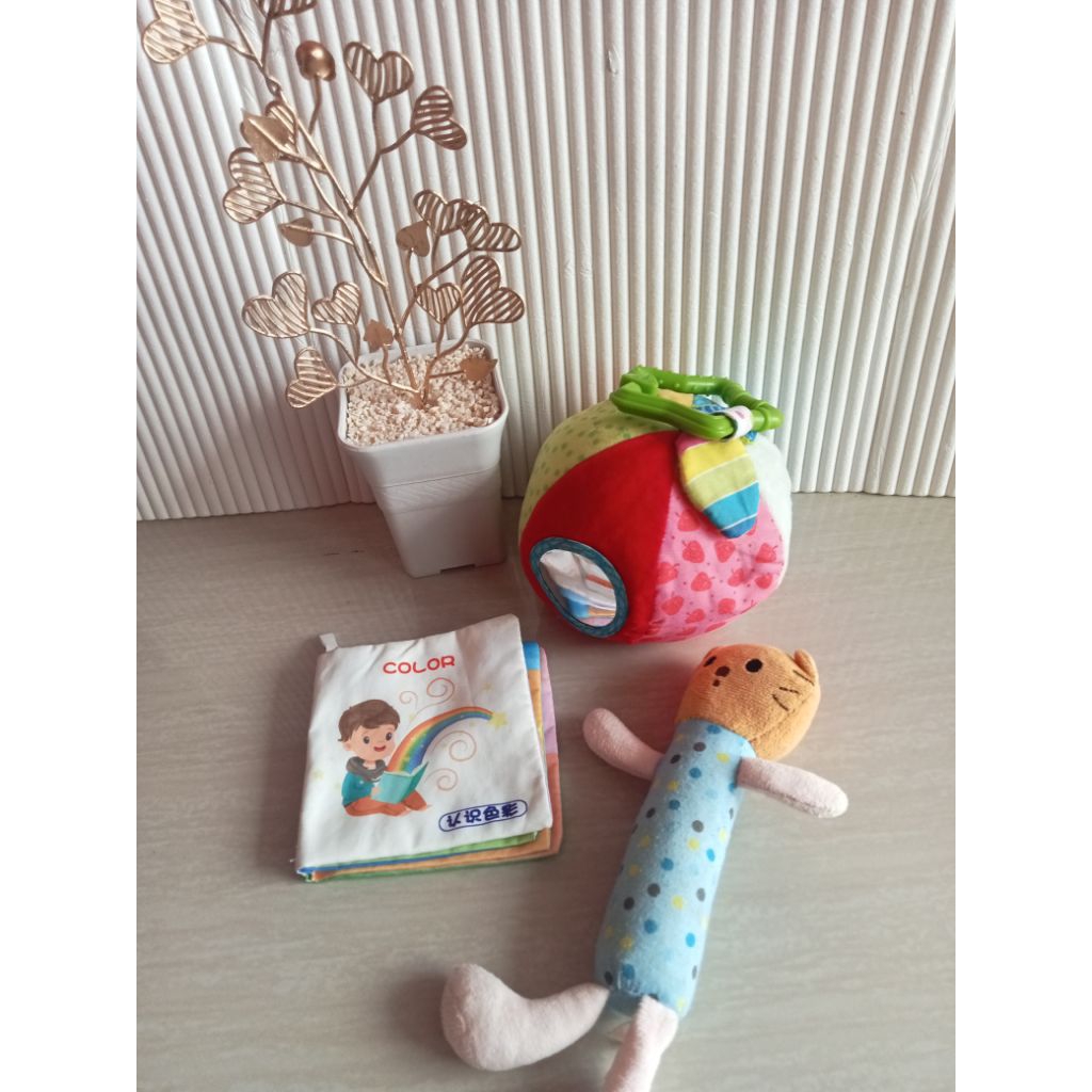 preloved mainan edukasi bayi bola elc