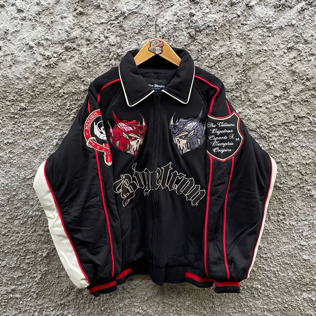 Jacket Varsity BTR X MEMPHIS ORIGIN Vol 2 - The Villains New Original (Size XXXL)