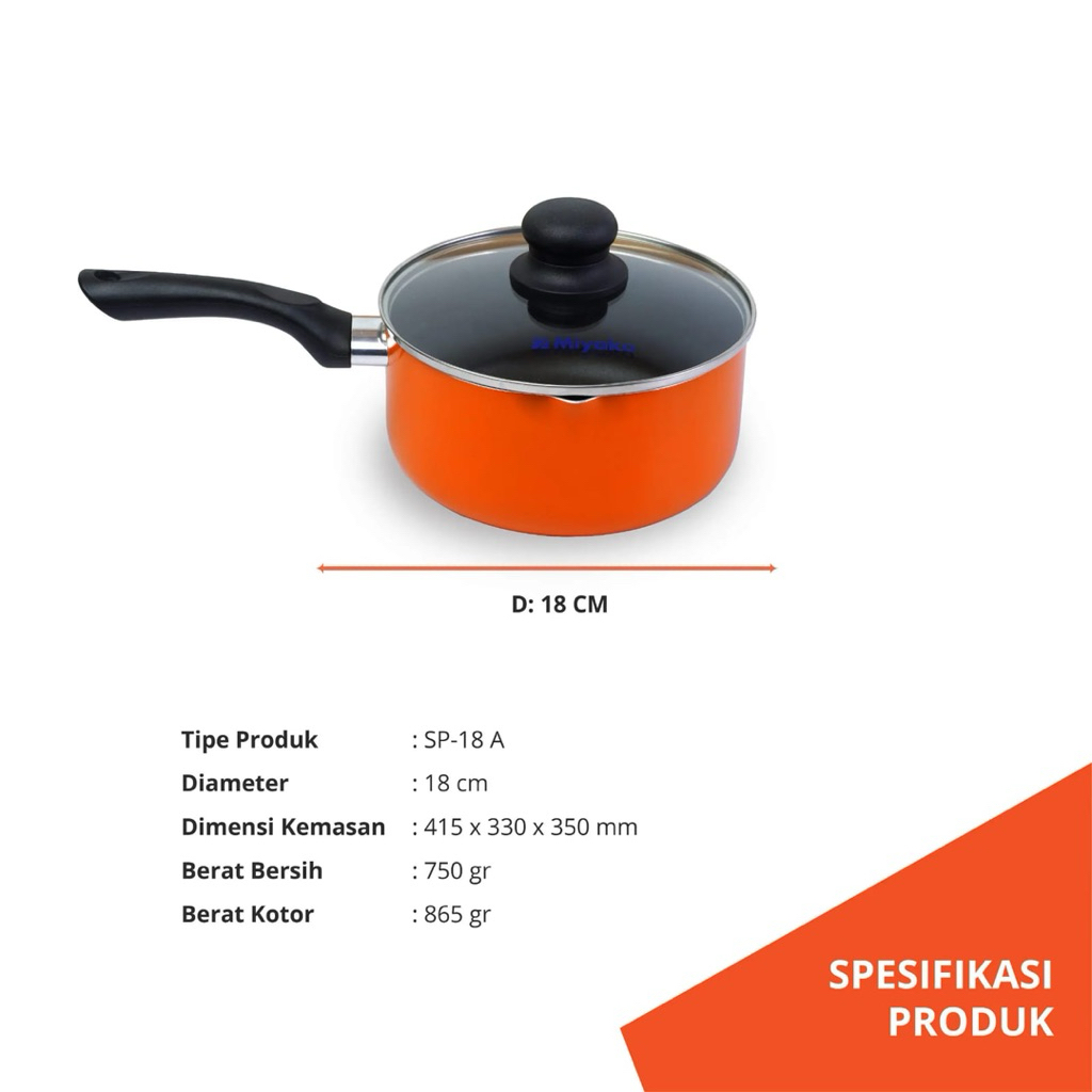 miyako sauce pan dan deep fry pan