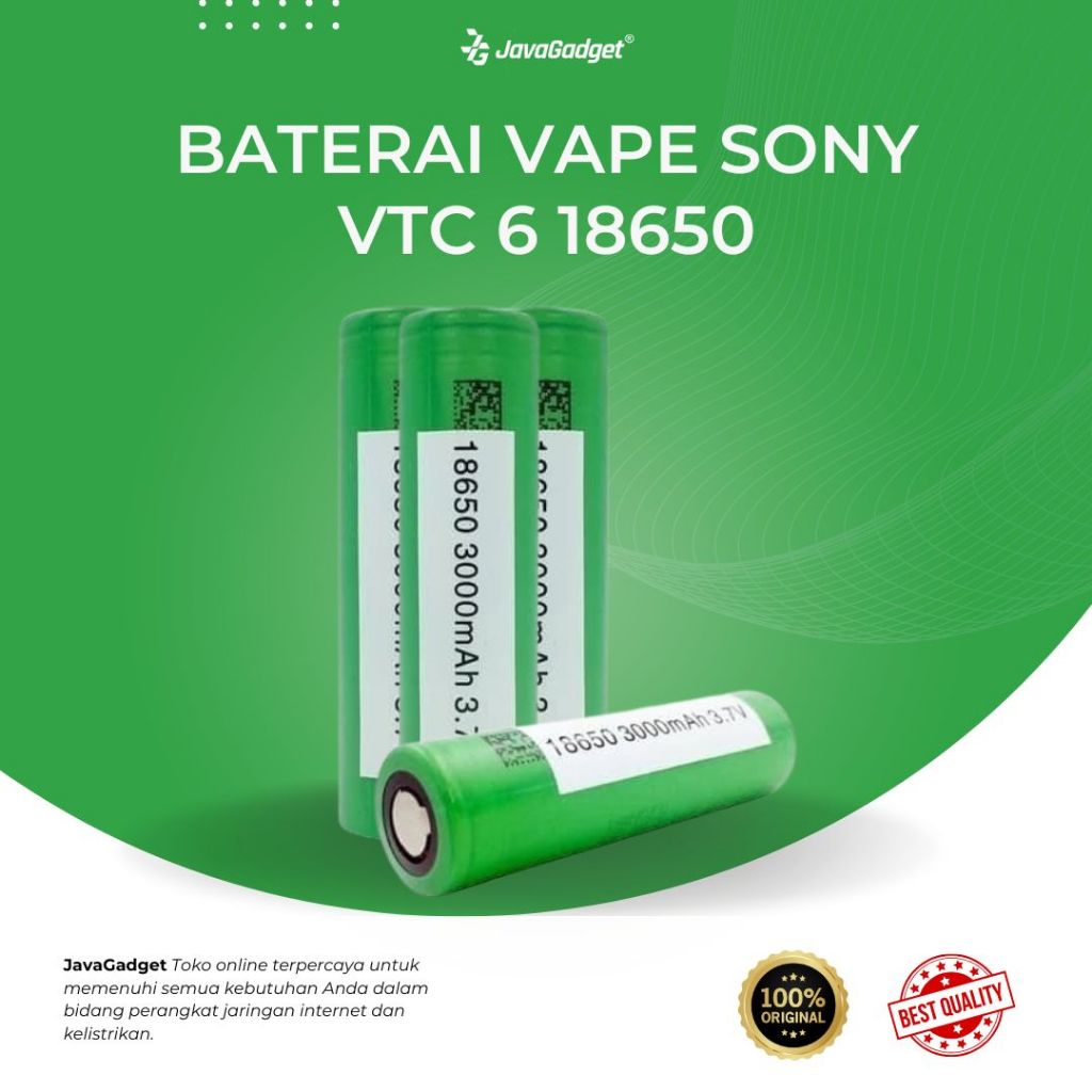 Baterai Vape Sony VTC 6 18650