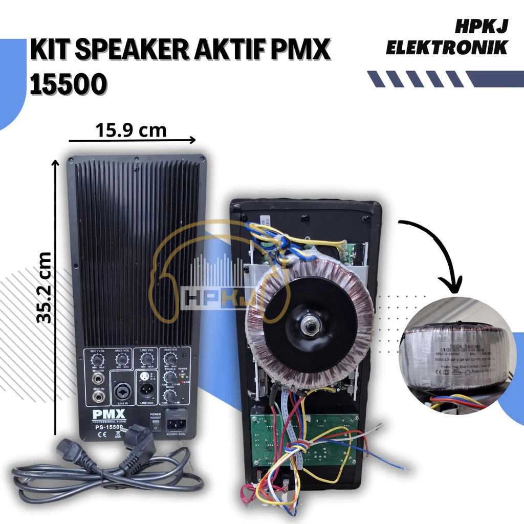 POWER KIT SPEAKER AKTIF PMX 15500 KIT SPEAKER AKTIF PMX PS-15500