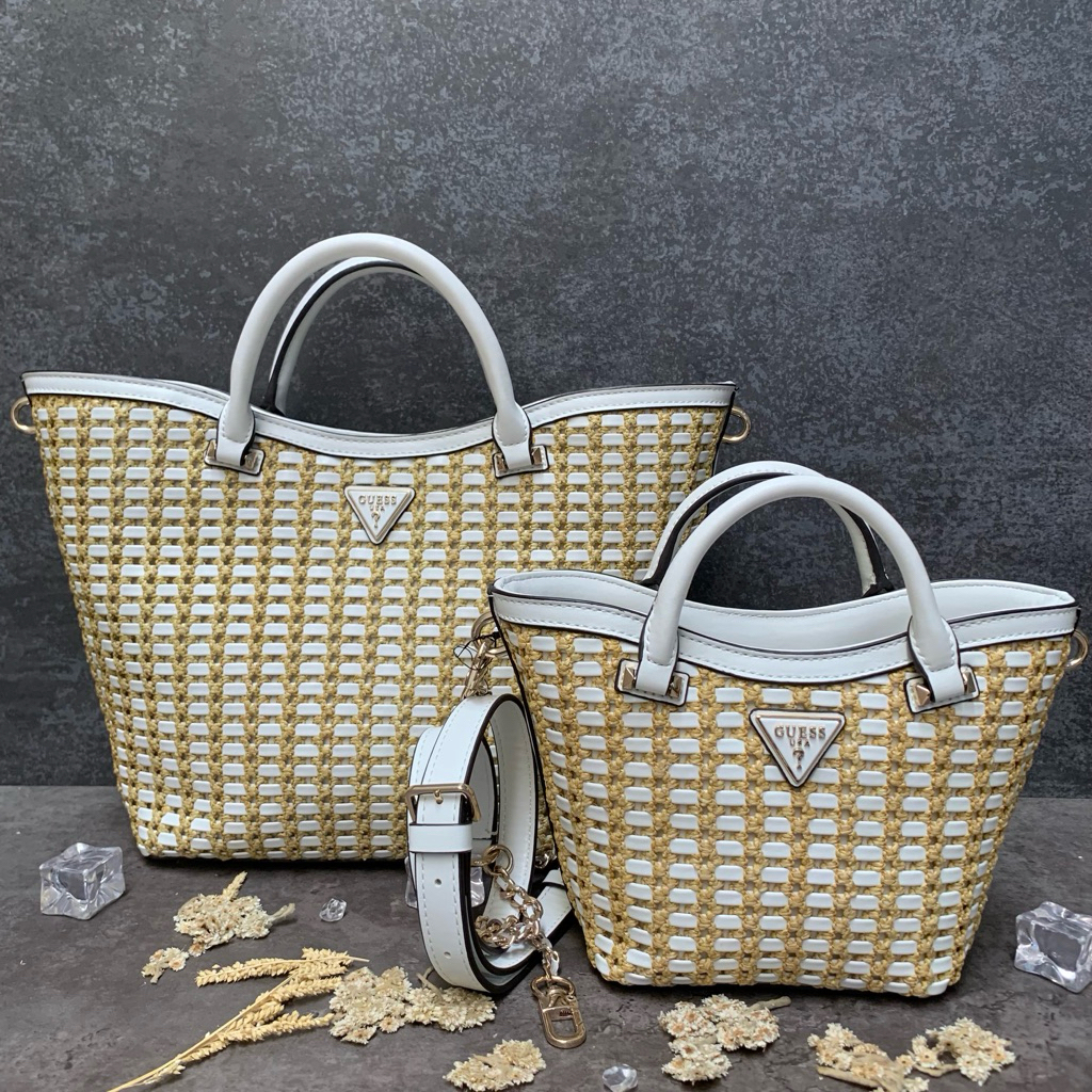 READY GUESS ATALIA TOTE MINI ORIGINAL SALE 70% TAS SLING BAG TOP HANDLE WANITA