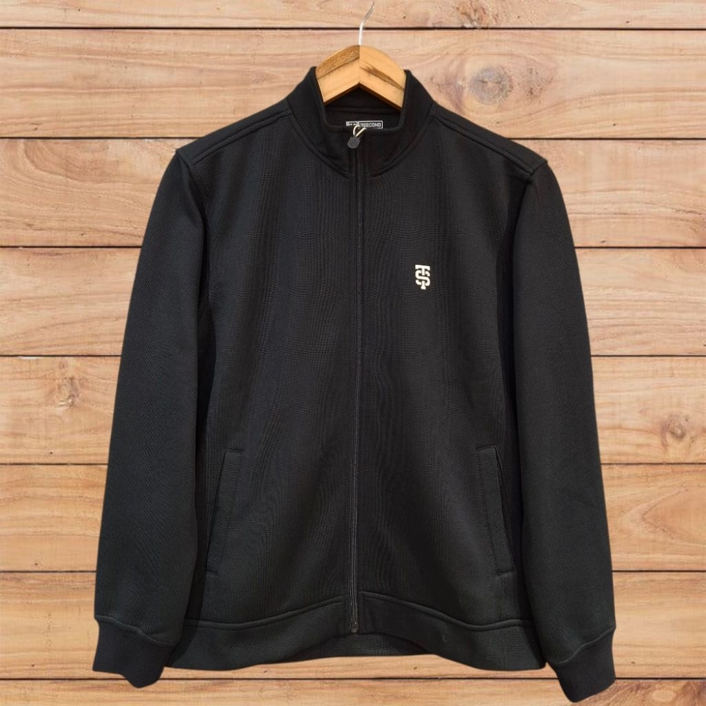 Jaket Bomber Pria 3Second Original Regular Fit Sporty Piquce 320225