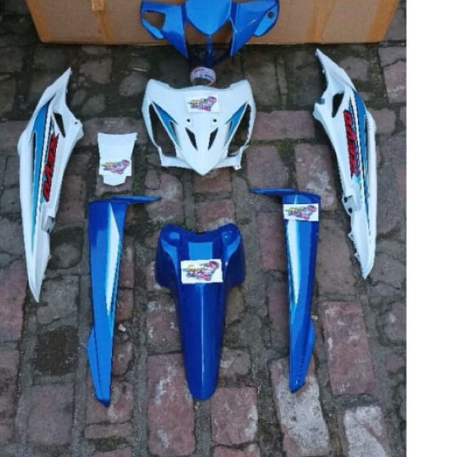 cover body halus fullset honda revo lama bodi full set halus revo old sett stiker striping warna put