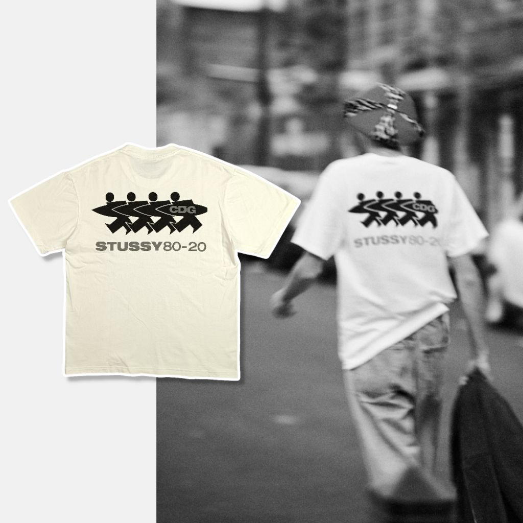 Stussy x Comme des Garcons CDG Surfman T-Shirt